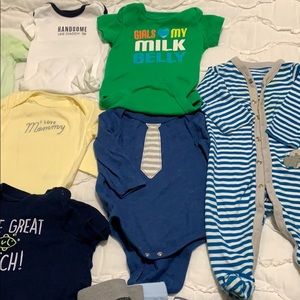 Bundle of 0-6 months baby clothing